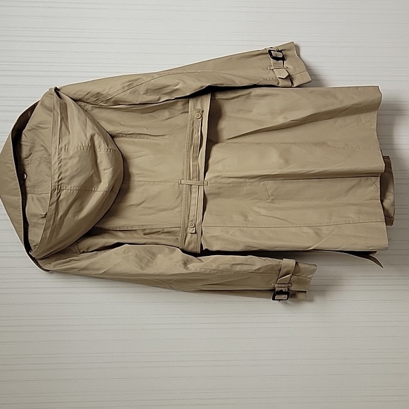 Michael Michael Kors Beige Double-Breasted Trench Coat, Women's Medium - Picture 6 of 10